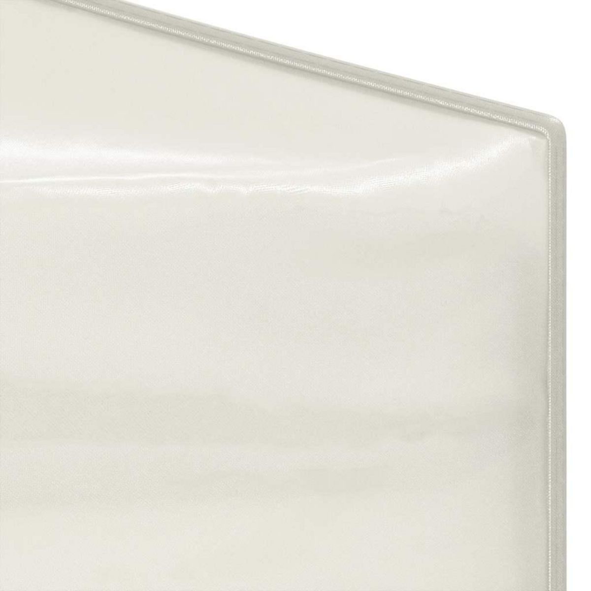 VIDAXL Tente de reception pliable avec parois Creme 2x2 m