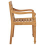 Voir la diapositive 5 : VIDAXL Chaises Batavia lot de 2 avec coussins anthracite Bois de teck