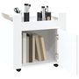 Voir la diapositive 5 : VIDAXL Chariot de bureau Blanc 60x45x60 cm Bois d'ingenierie