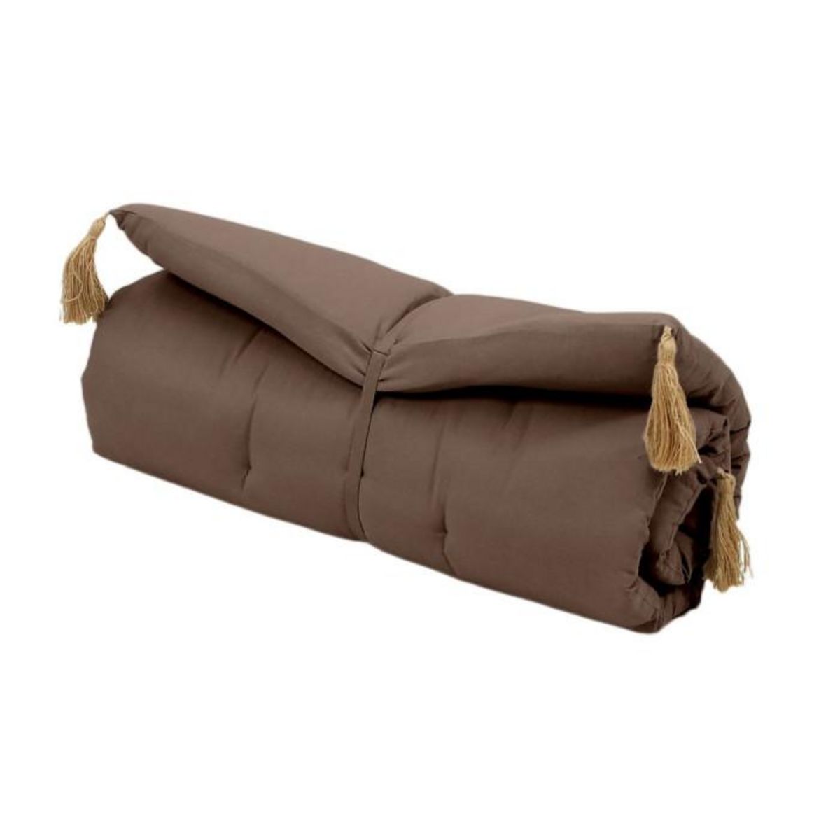 Paris Prix Matelas de Sol Futon Repliable  Panama  60x120cm Vison