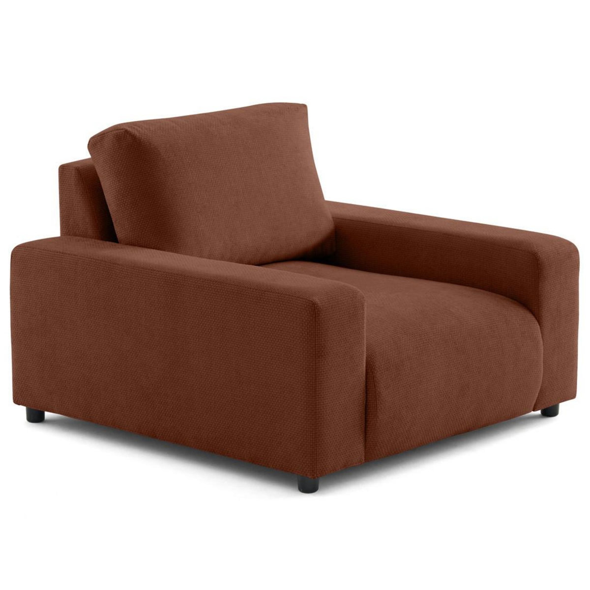 LISA DESIGN Pivoine - fauteuil en velours texturé