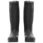 Voir la diapositive 3 : VIDAXL Bottes de pluie noir taille 38 PVC