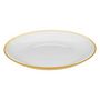 Voir la diapositive 2 : FIVE Lot de 6 Assiettes Plates Réutilisables  Square  25cm Moutarde