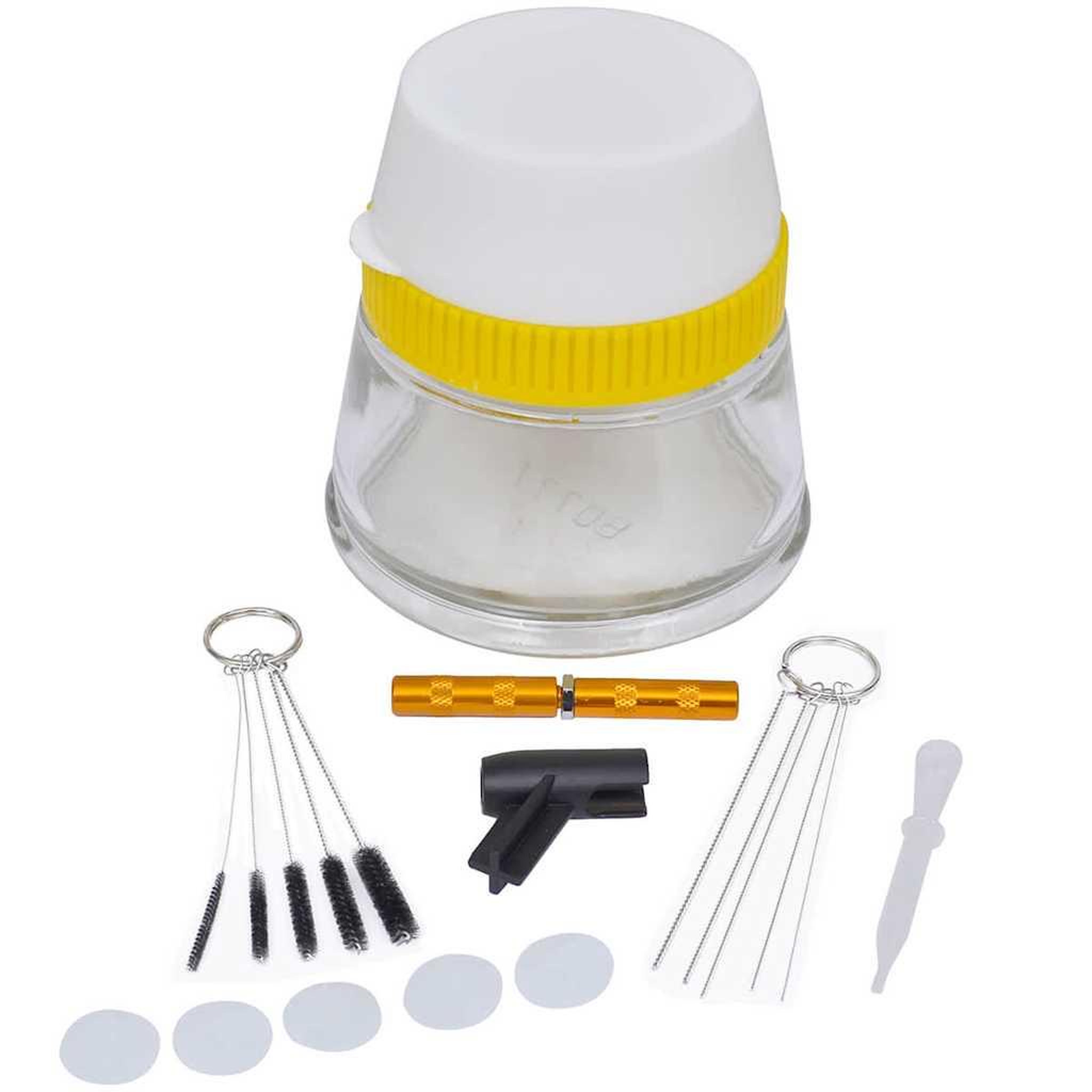 VIDAXL Ensemble de nettoyage d'aerographe 3 en 1
