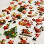  Stickers mousse 3D - Pères Noël