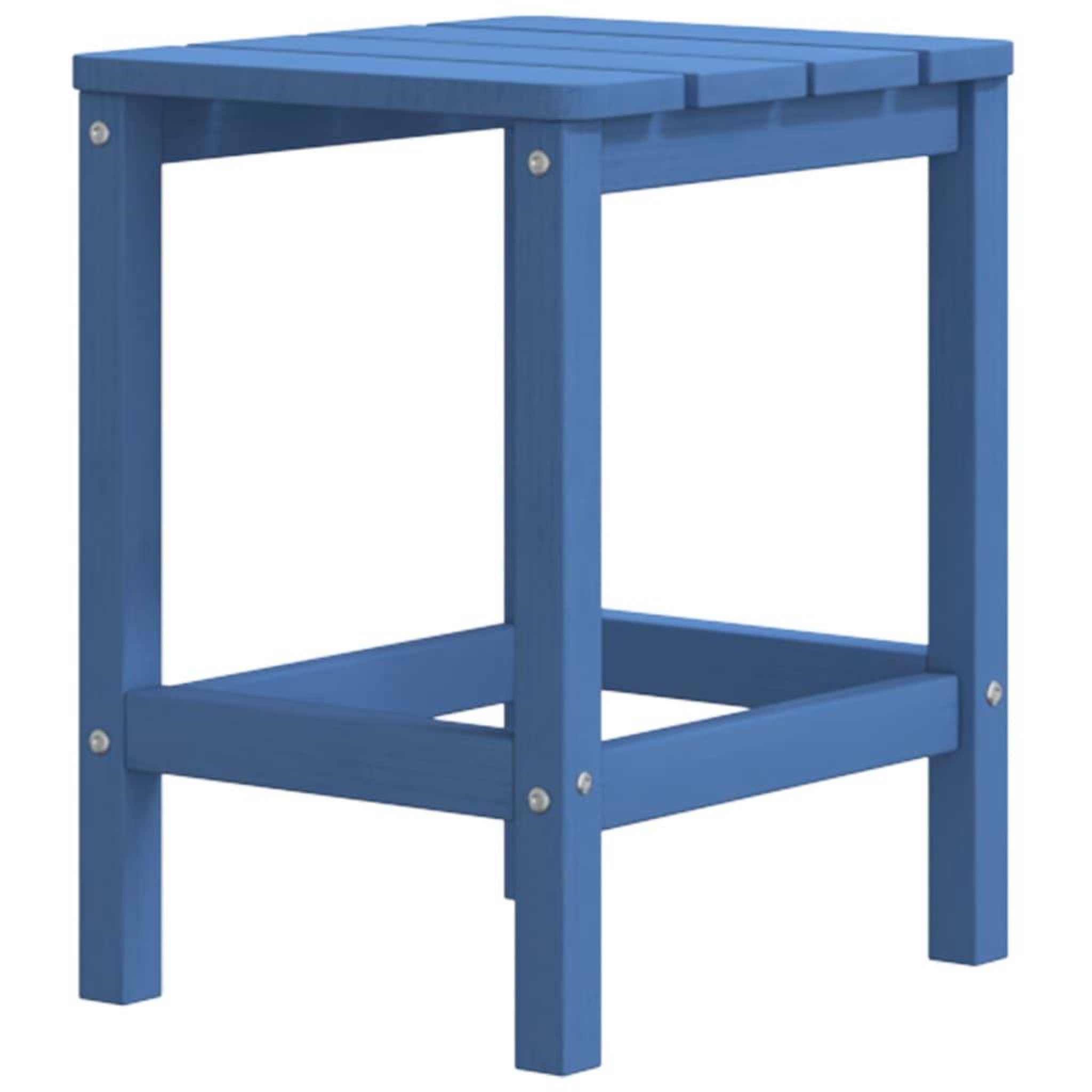 Voir la diapositive 5 : VIDAXL Chaise de jardin Adirondack repose-pied table PEHD Bleu aqua