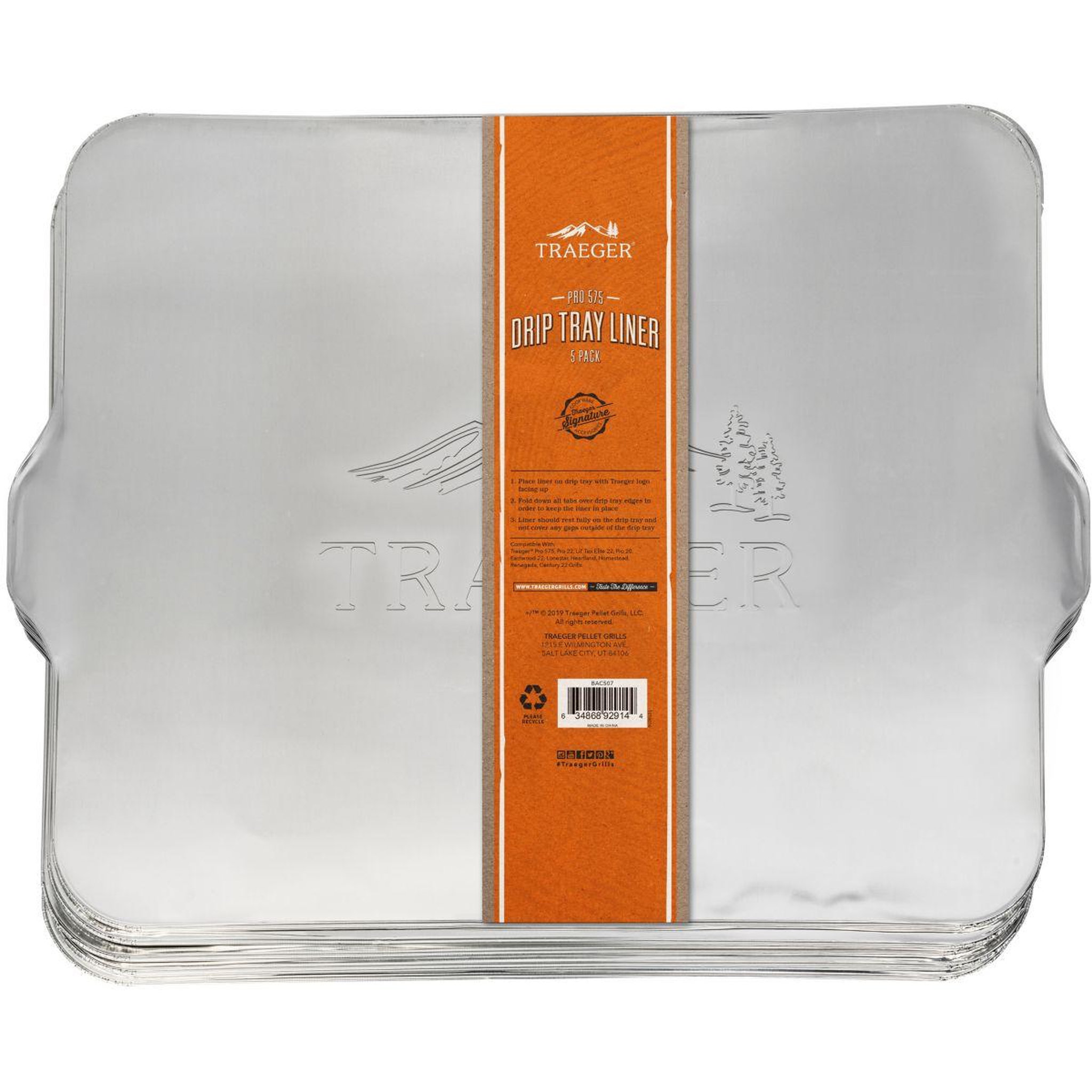 TRAEGER Ustensile barbecue récupération de graisses pour Pro 575 x5