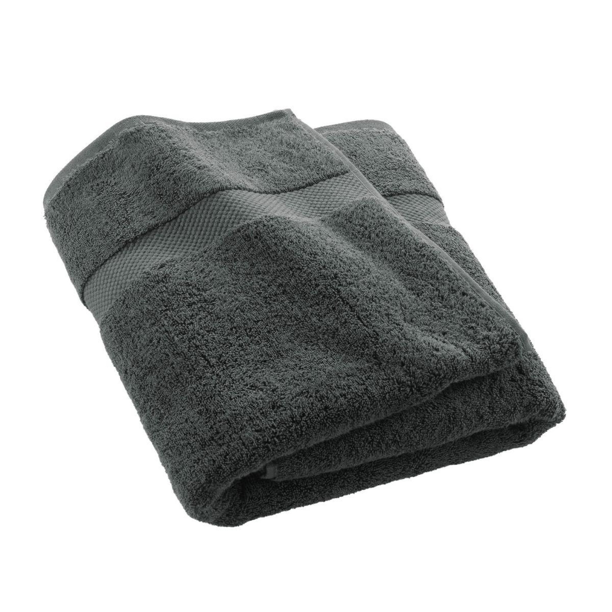 Douceur d'Intérieur Drap de bain  elegance  90x150cm anthracite