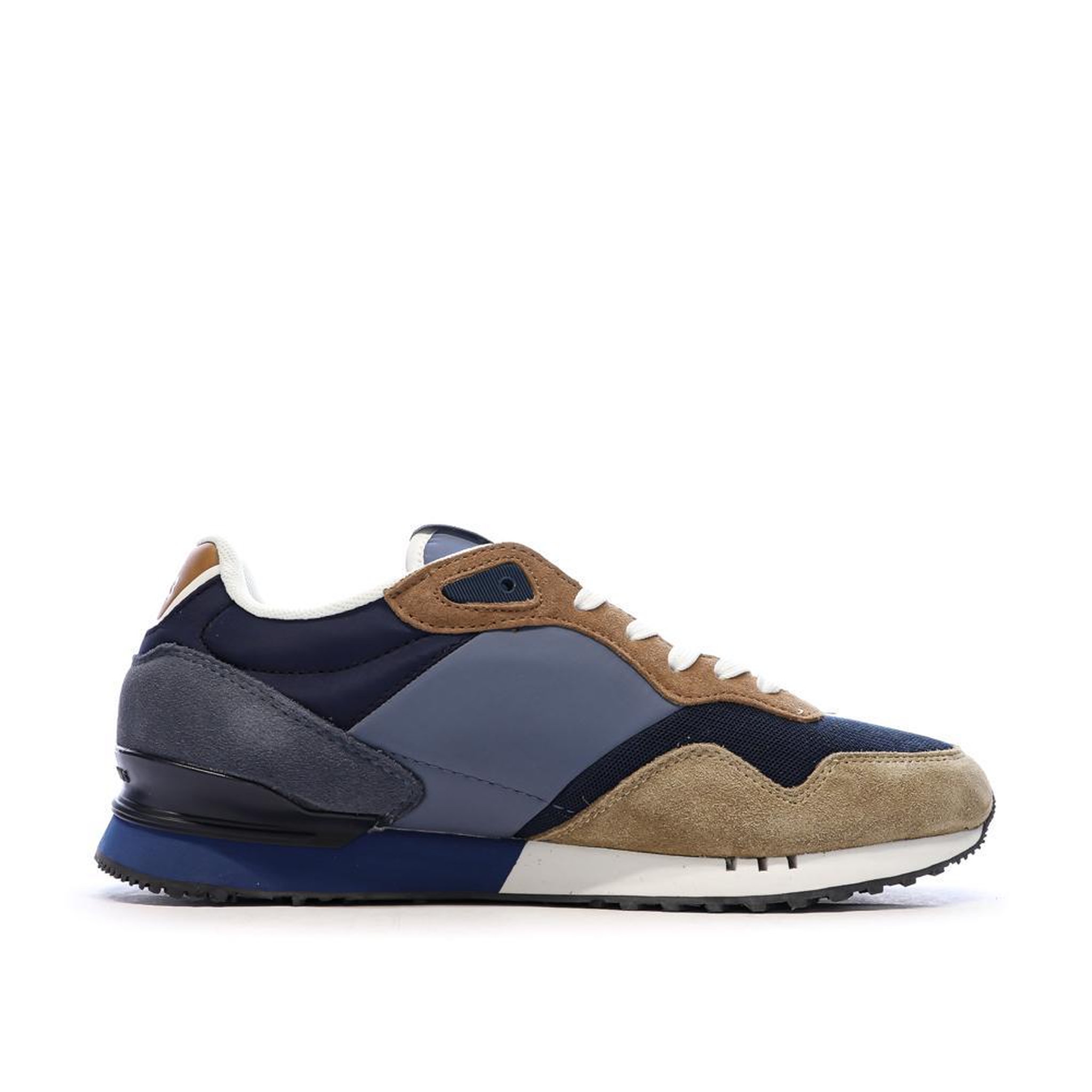 Voir la diapositive 2 : Pepe Jeans Baskets Marine/Camel Homme Pepe Jeans London Class M