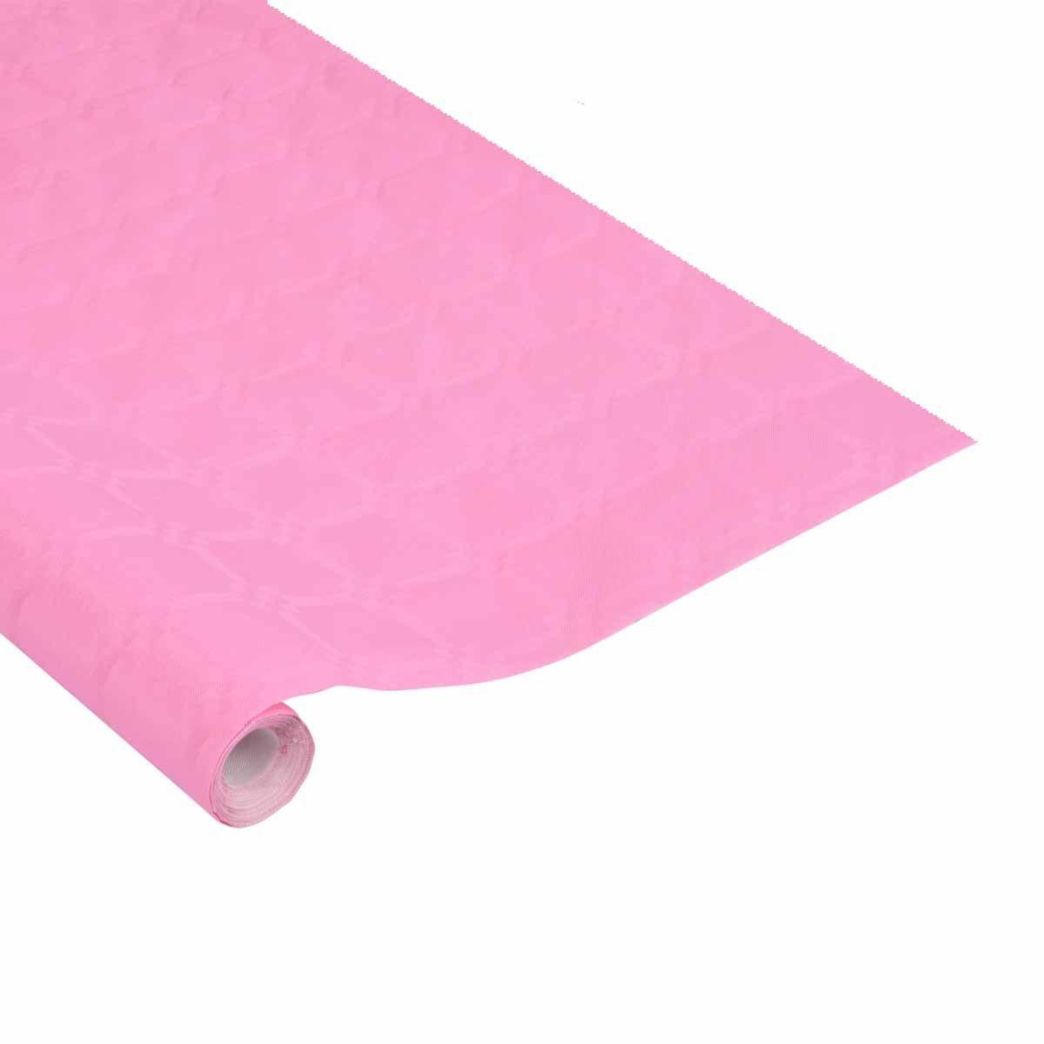 HOMEA Nappe papier  damassée  1,18x5m rose