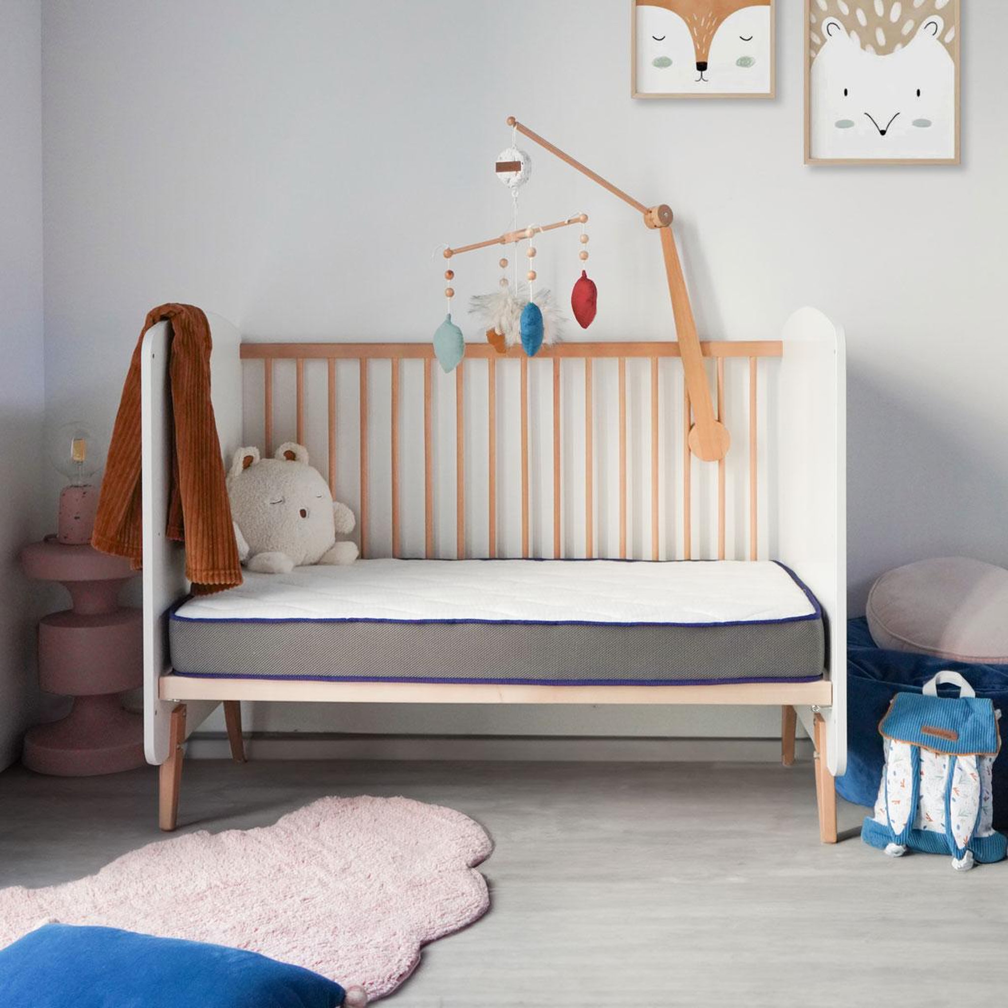 Voir la diapositive 1 : DODO Matelas bébé ergono haute résilience - ultra respirant et ventilé