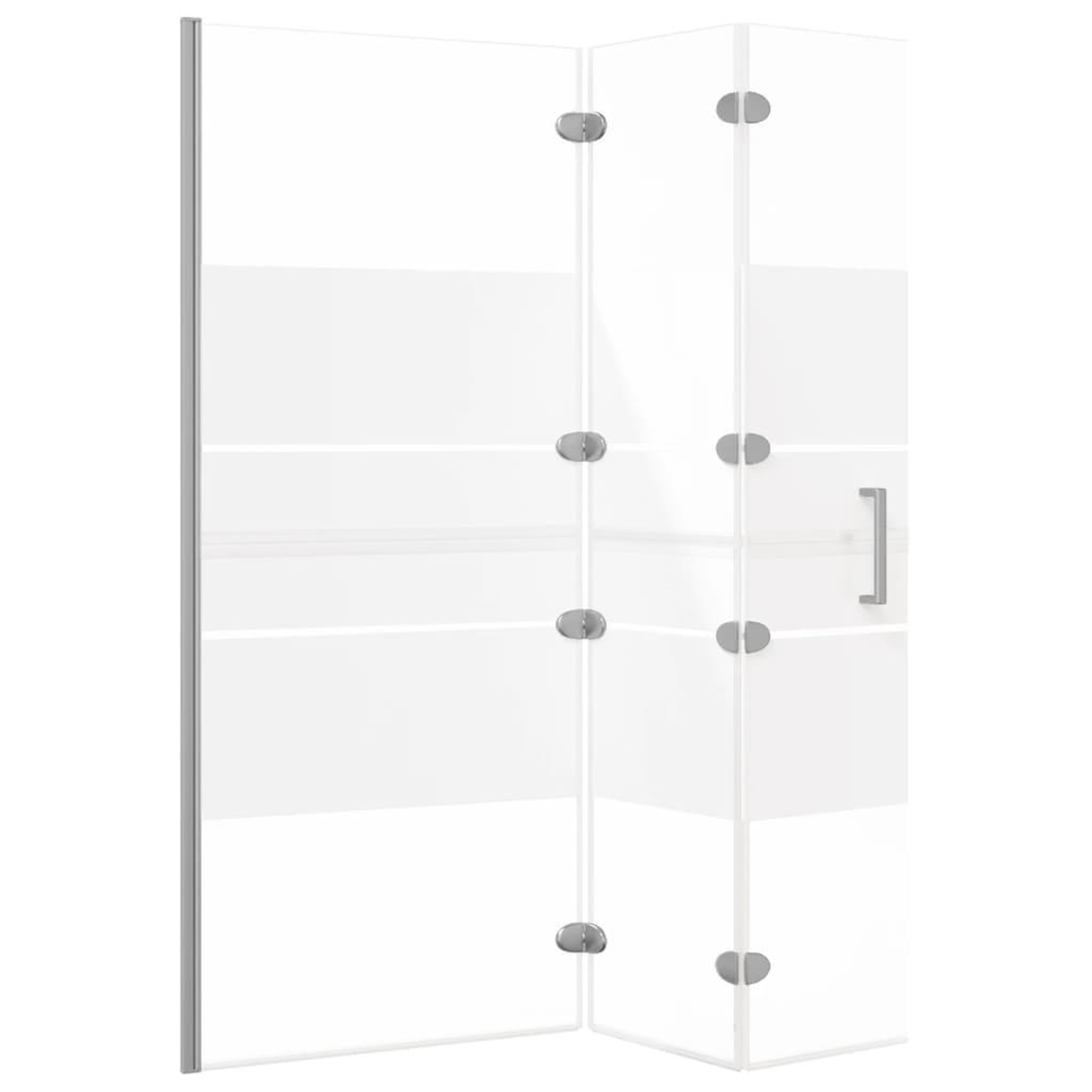 Voir la diapositive 4 : VIDAXL Cabine de douche pliable ESG 120x140 cm Blanc