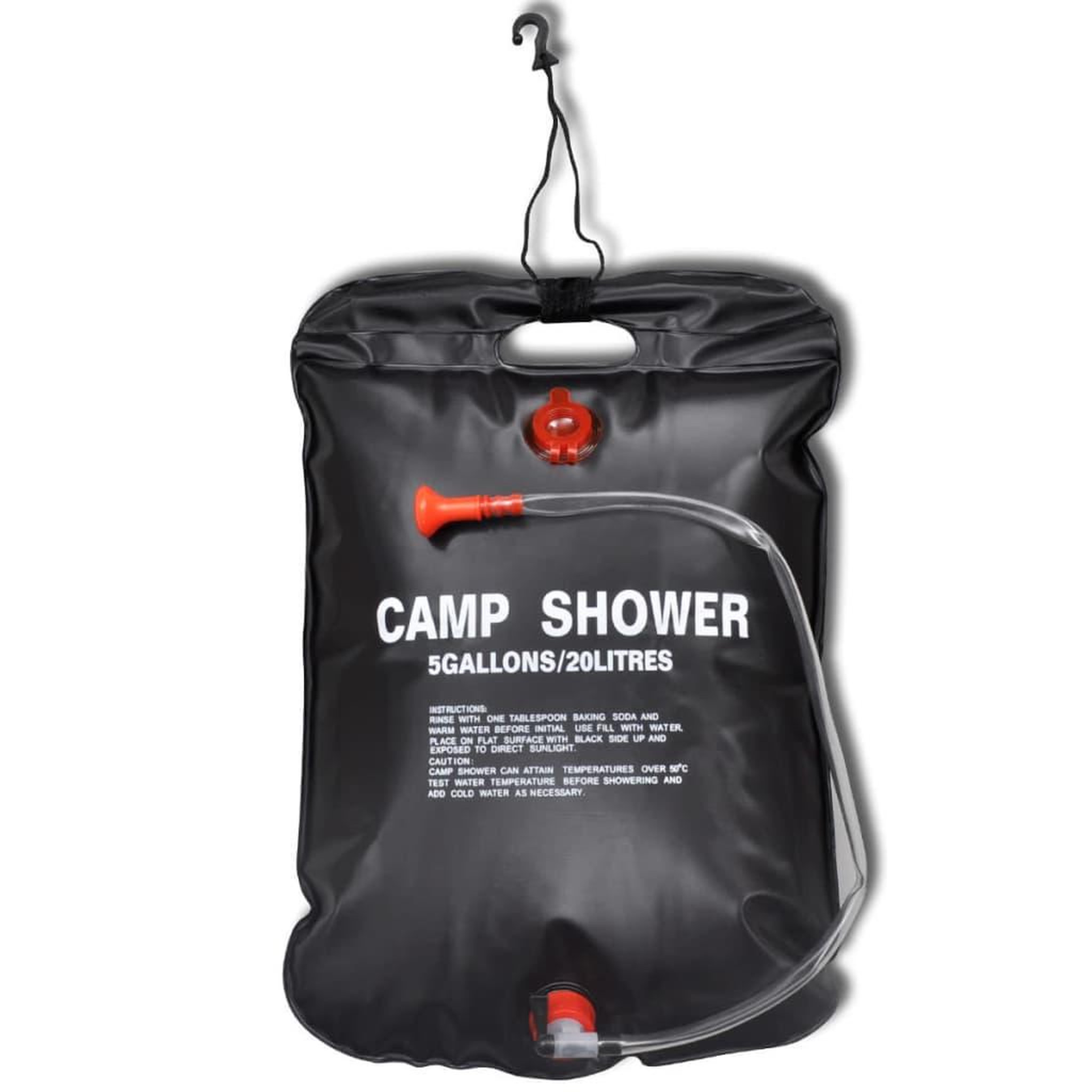 Voir la diapositive 3 : VIDAXL Douche solaire de camping et voyage 20 L 2 pcs