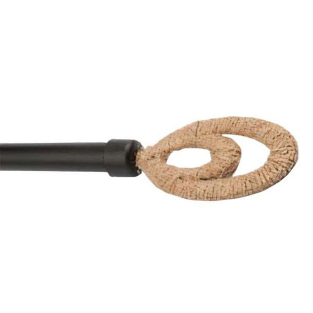 ATMOSPHERA Tringle Extensible  Elli  120x210cm Noir & Naturel