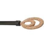 ATMOSPHERA Tringle Extensible  Elli  120x210cm Noir & Naturel