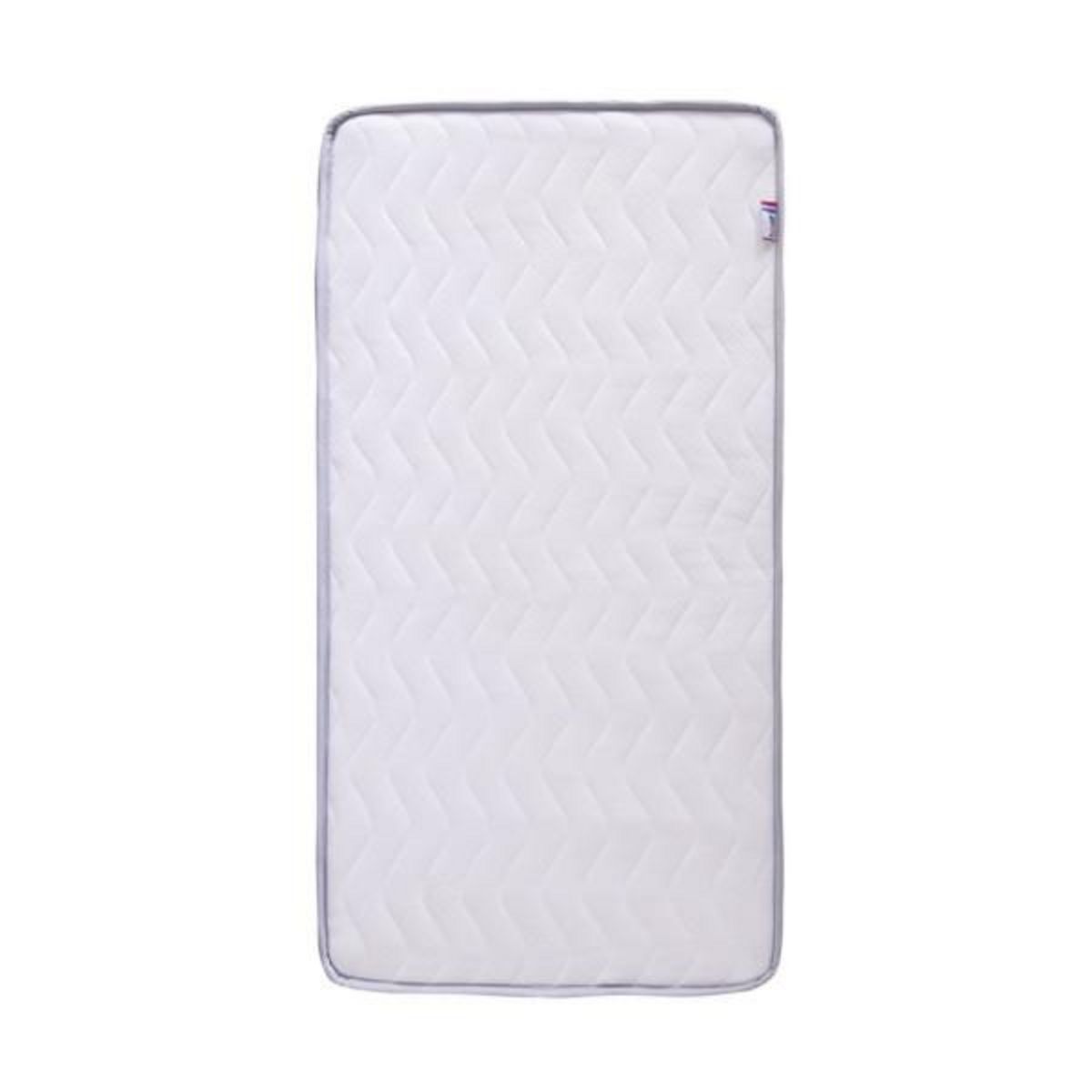 TINEO Matelas Climatisé TINEO 60x120x10cm - Matelas Bébé - Climatisé - 1 Face Été - 1 Face Hiver - Sans Traitement - Fabriqué E