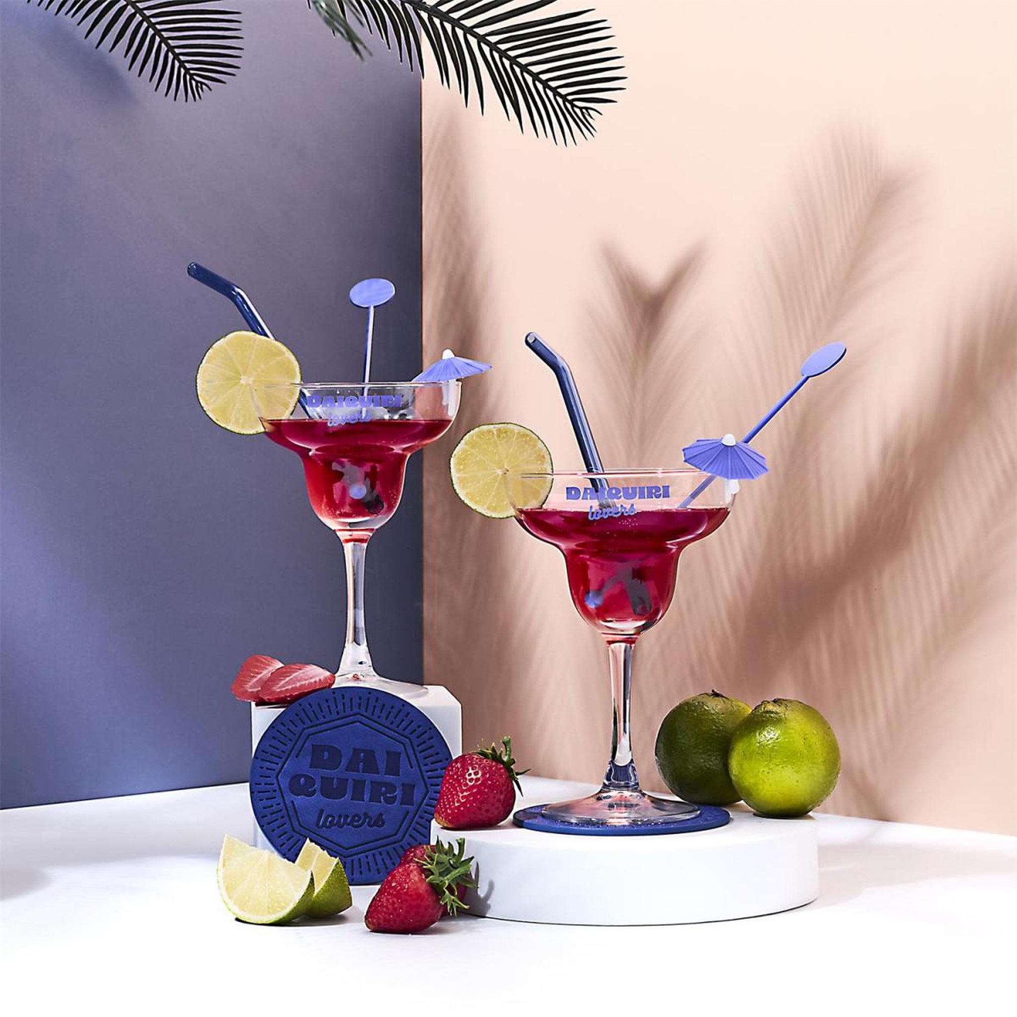 Voir la diapositive 4 : COOK CONCEPT Coffret cocktail 10 pièces  daiquiri  19cm bleu
