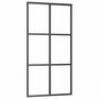 Voir la diapositive 5 : VIDAXL Porte coulissante kit de quincaillerie noir 102x205cm verre ESG