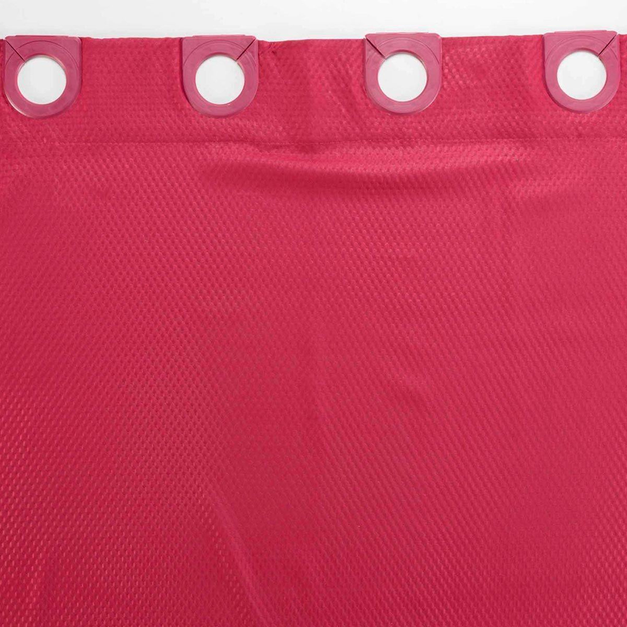 Voir la diapositive 3 : Douceur d'Intérieur Rideau de douche  dotty  180x200cm framboise