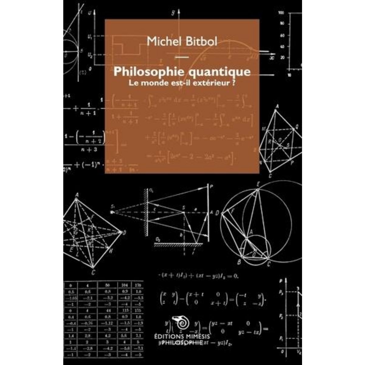 PHILOSOPHIE QUANTIQUE. LE MONDE EST-IL EXTERIEUR ?, Bitbol Michel