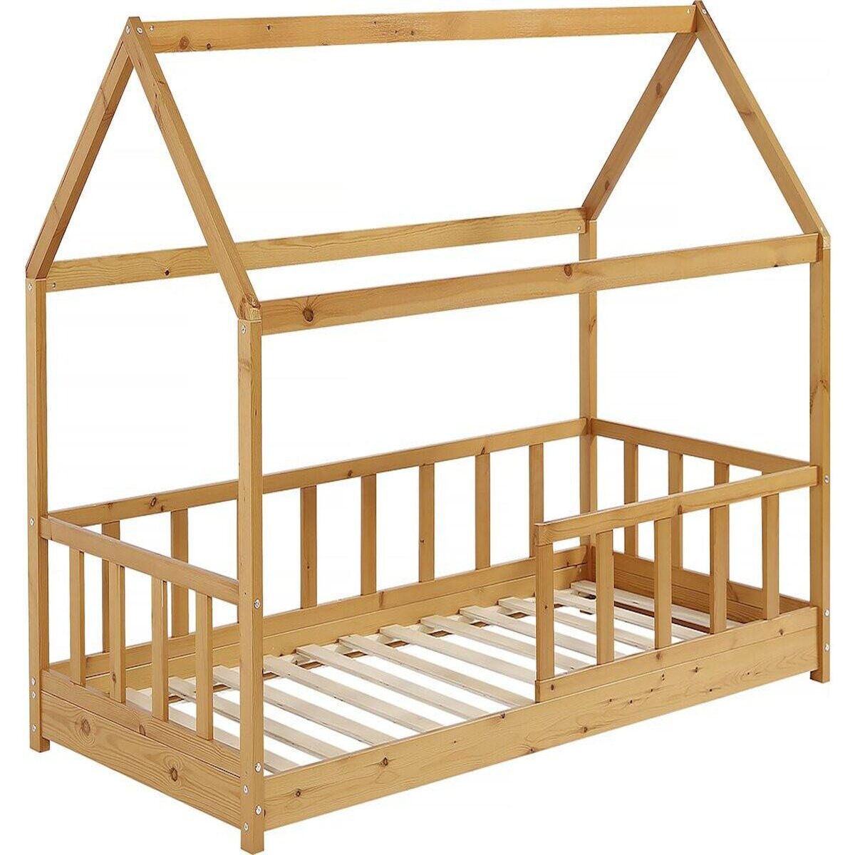 Habitat et Jardin Lit cabane en bois pour enfant  Mila  - 90 x 190 cm - Marron