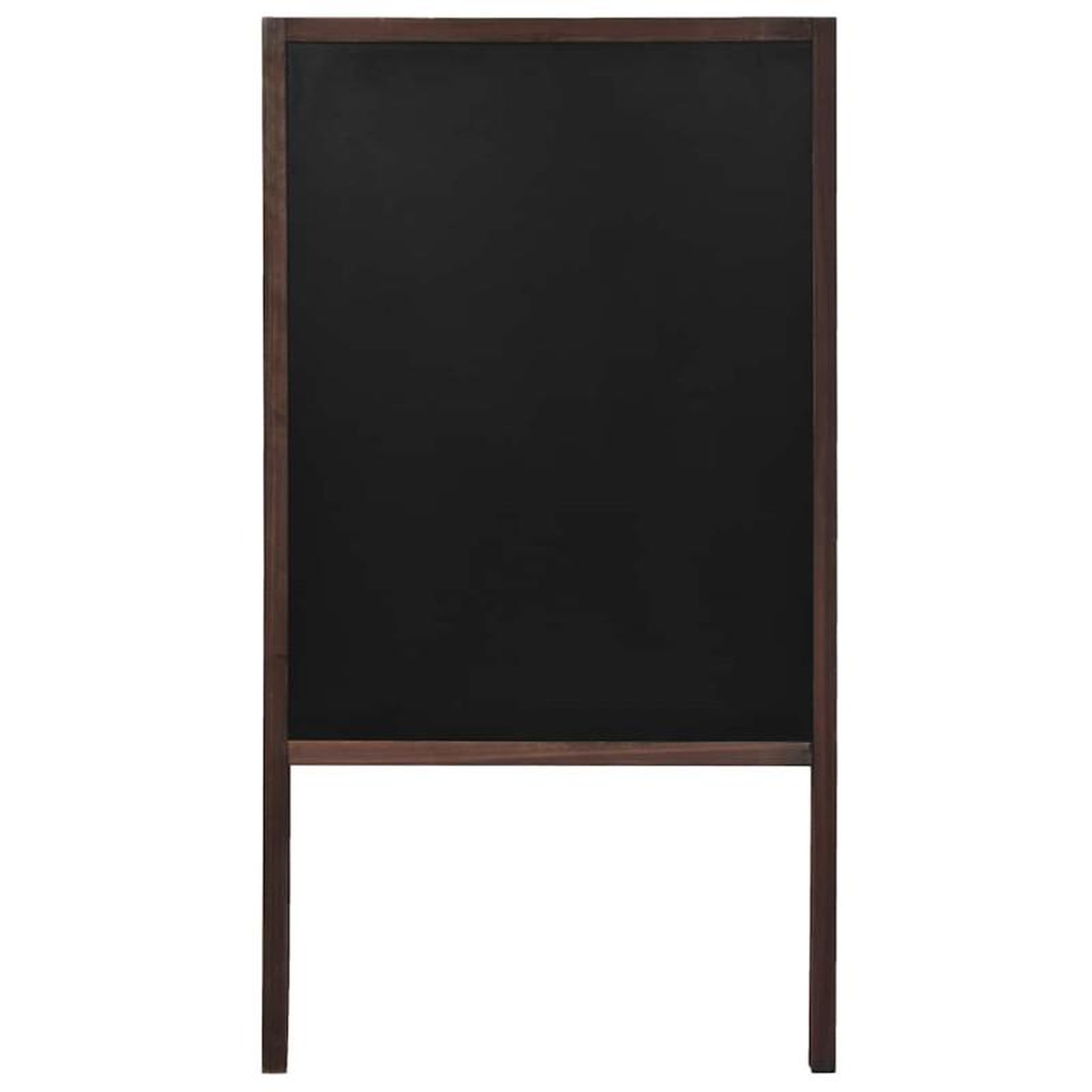 Voir la diapositive 3 : VIDAXL Tableau noir double face Bois de cèdre Autoportant 60x80 cm