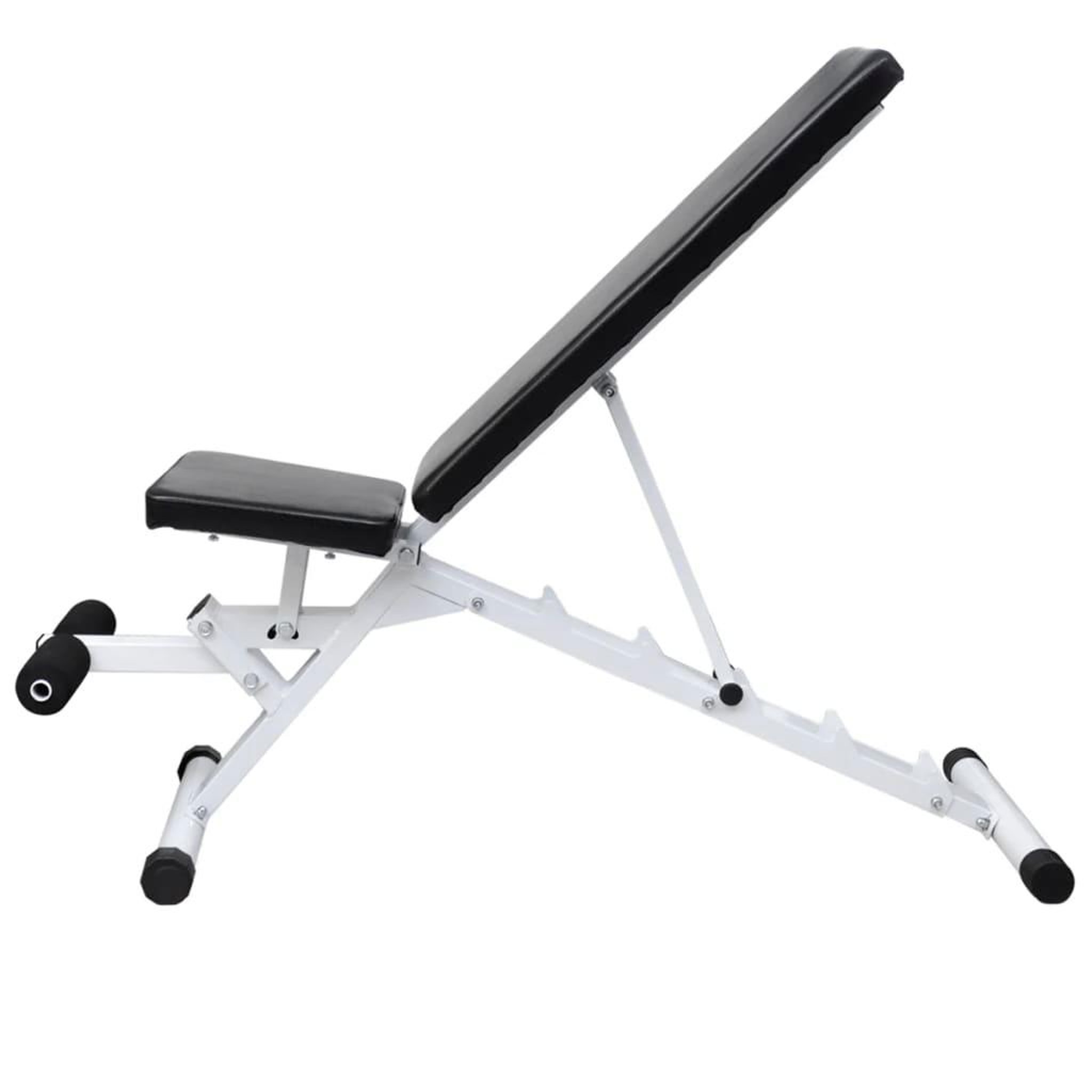 Voir la diapositive 2 : VIDAXL Banc d'entraînement avec jeu d'halteres 60,5 kg
