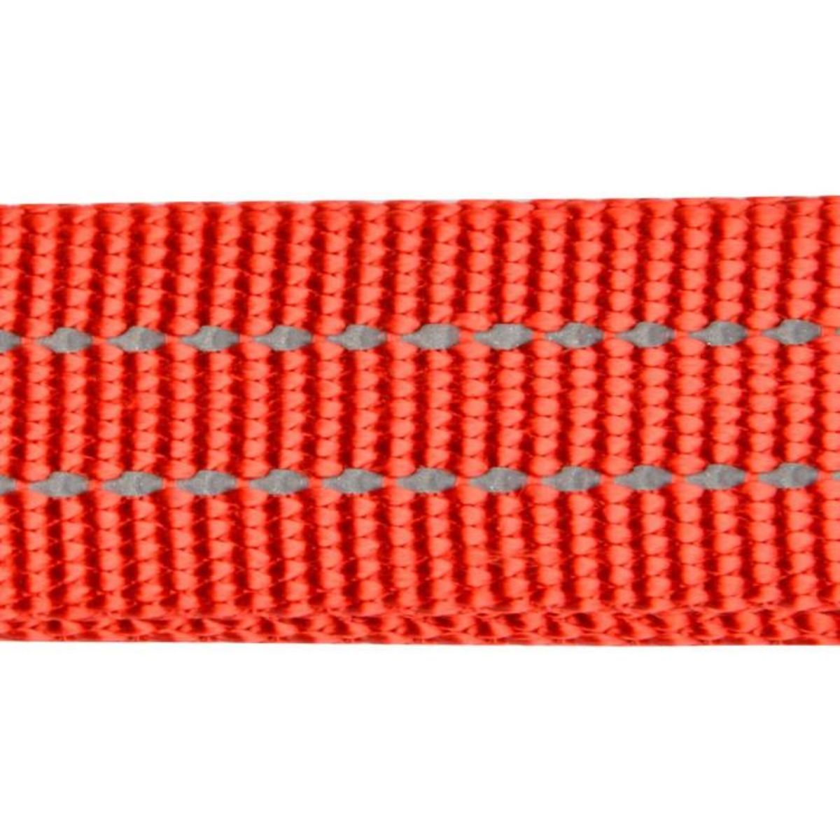 Paris Prix Collier Réglable  Coutures Réfléchissantes  65cm Rouge