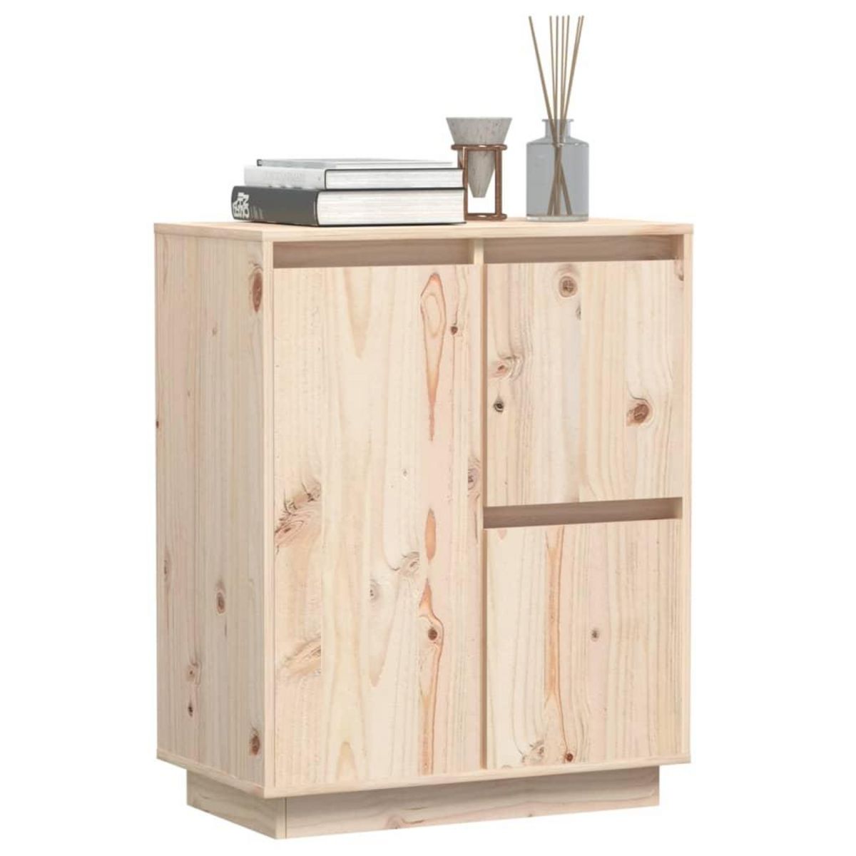 VIDAXL Buffet 60x34x75 cm Bois massif de pin