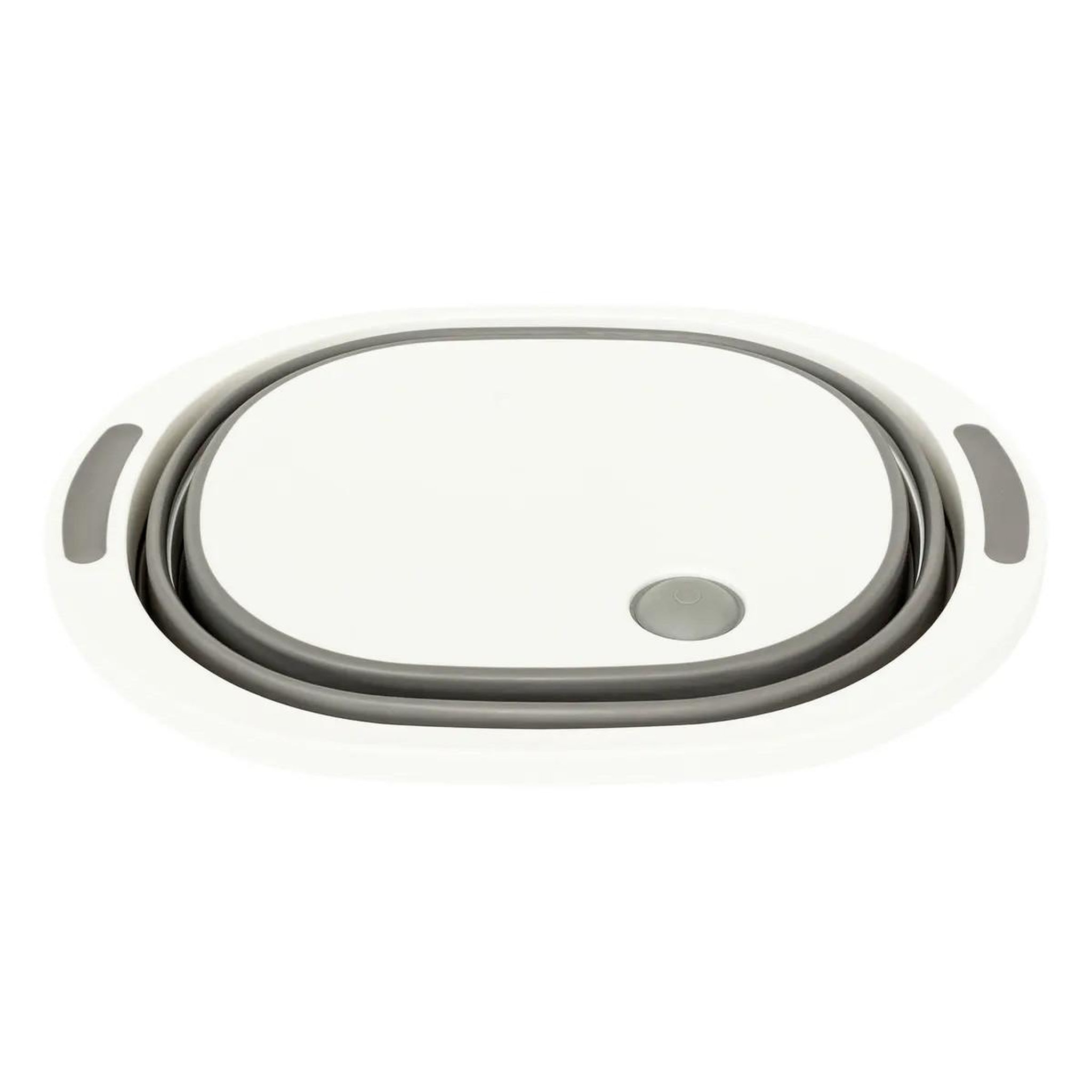 Voir la diapositive 2 : FIVE Bassine avec bouchon vidange  rétractable  8l blanc