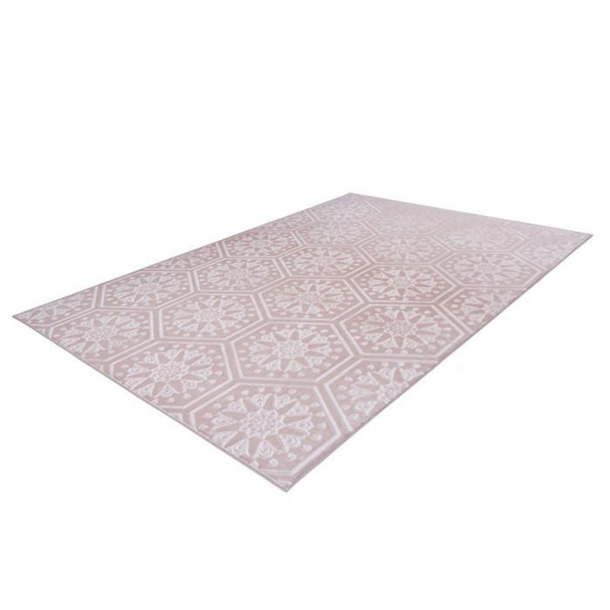 Paris Prix Tapis Moderne Fait Main  Monroe II  Rose