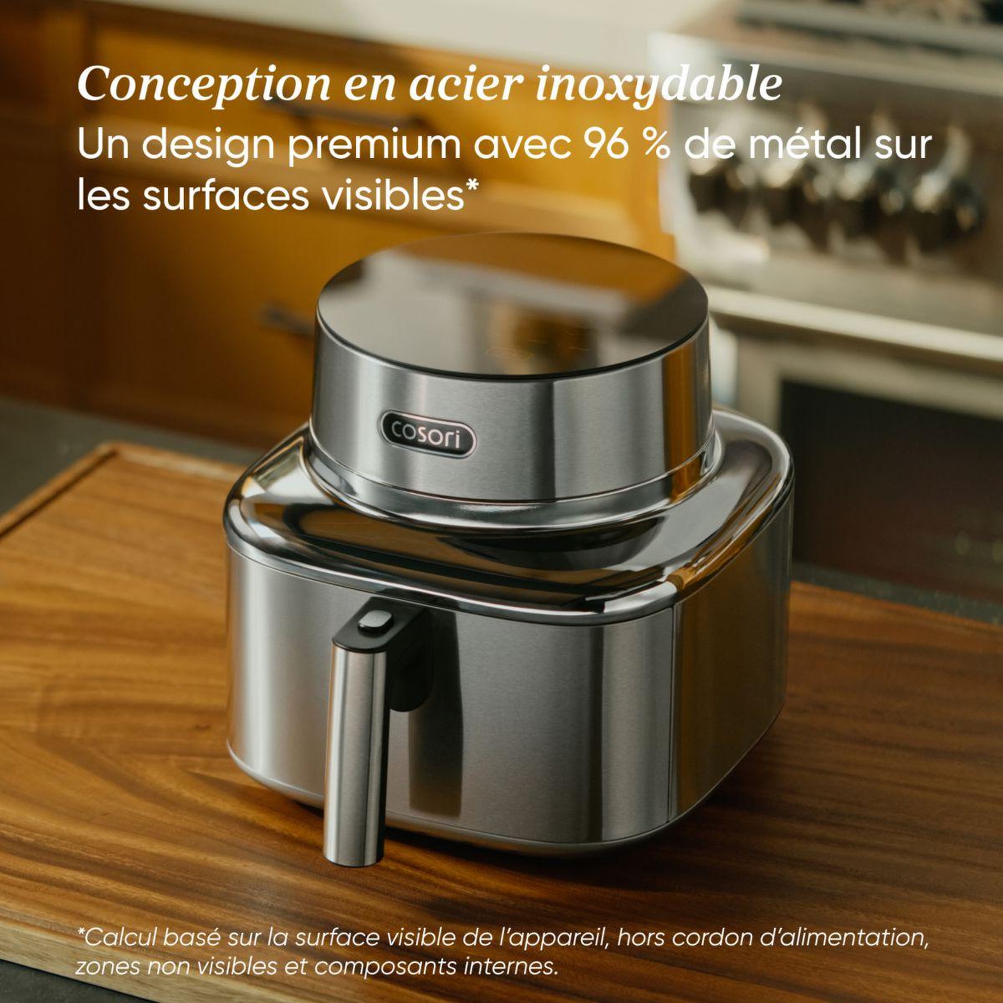 Voir la diapositive 4 : COSORI Friteuse sans huile iconic™ single -  6,2 l, connecté