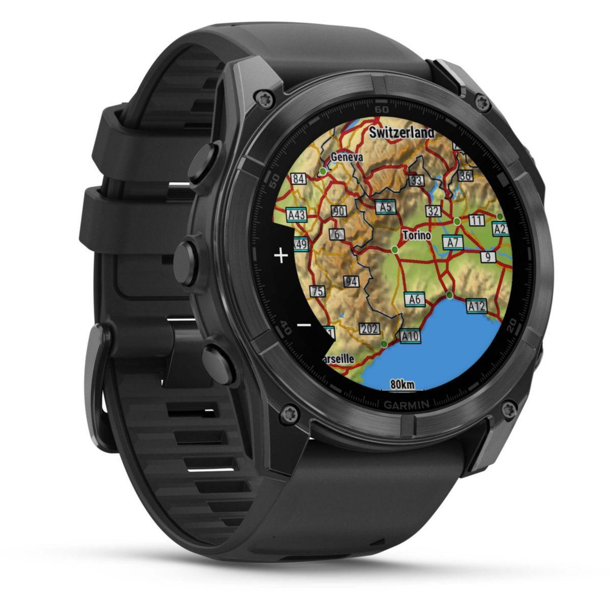 Voir la diapositive 3 : GARMIN Montre sport Fenix 8 51mm Gris