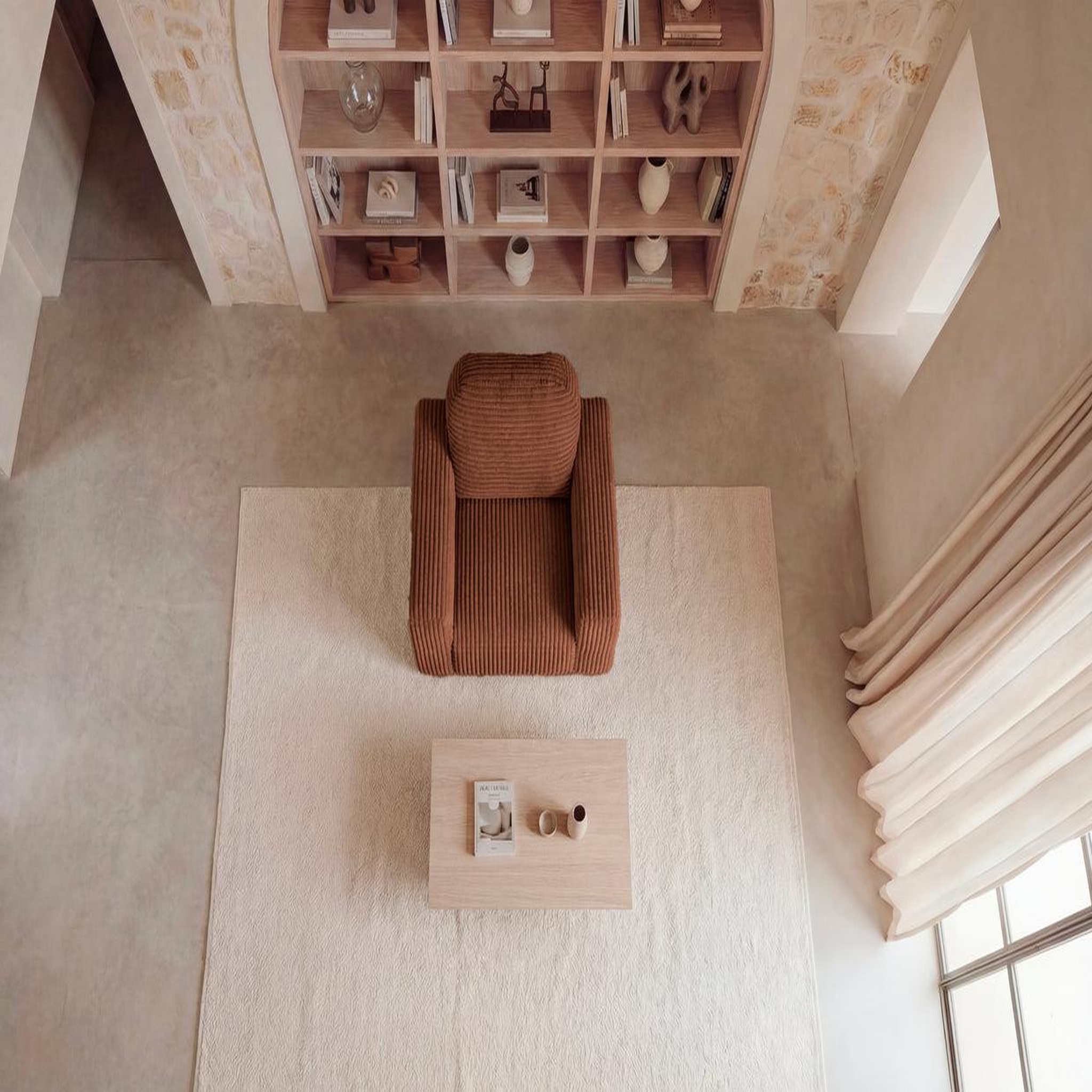 Voir la diapositive 6 : CASANOVA PARIS Elvis - fauteuil gros velours côtelé
