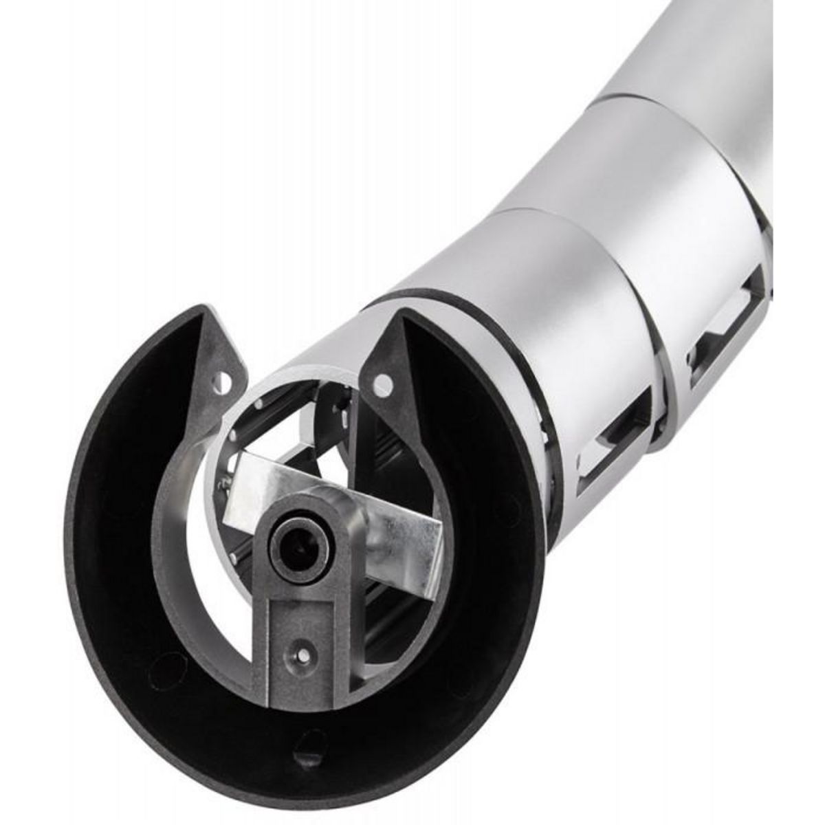 Paris Prix Gaine Passe-Câbles Pour Bureau  Flexible  80cm Argent