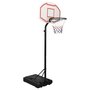 Voir la diapositive 1 : VIDAXL Support de basket-ball Blanc 237-307 cm Polyethylene