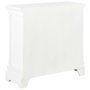 Voir la diapositive 5 : VIDAXL Buffet blanc 70x28x70 cm bois de pin massif