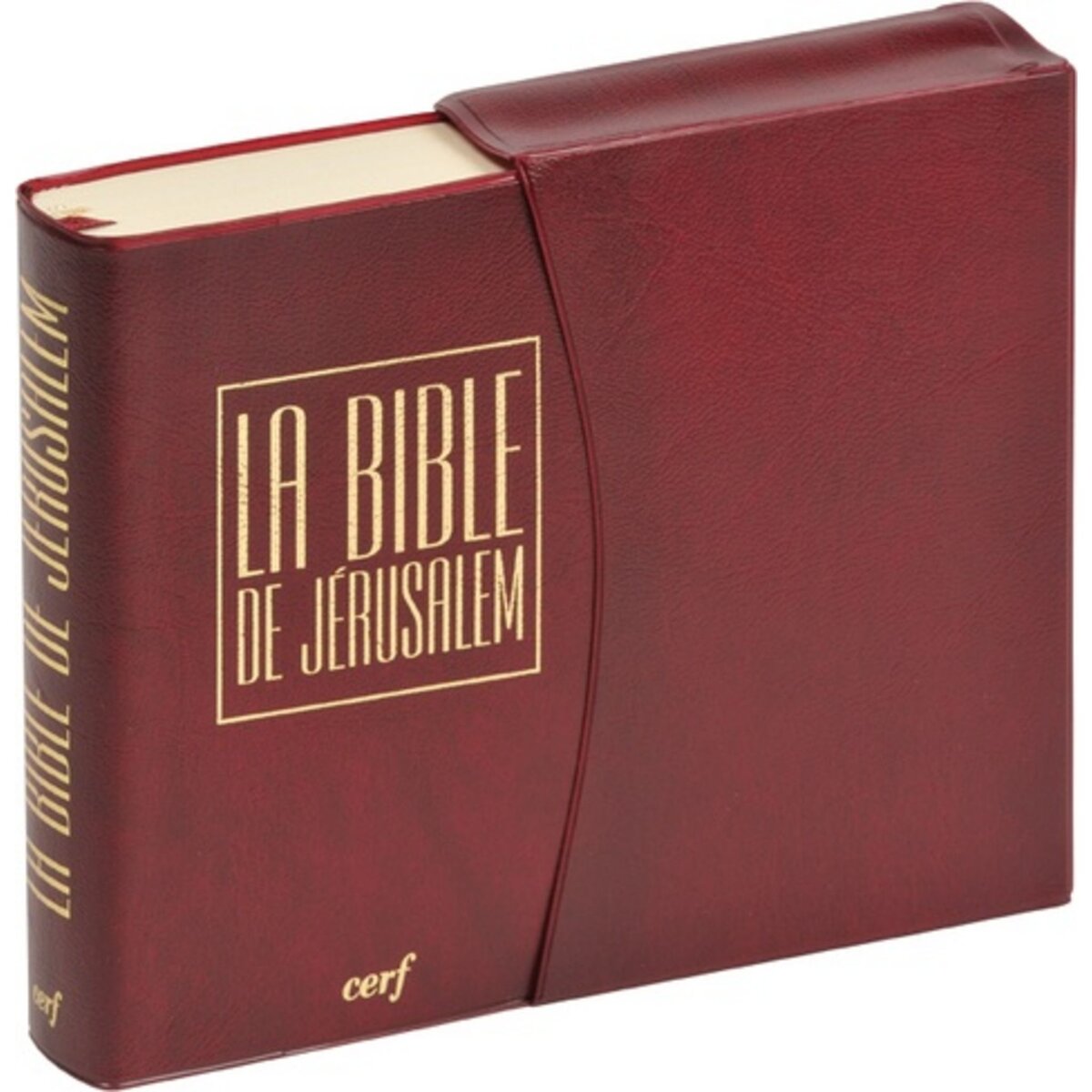 LA BIBLE DE JERUSALEM. EDITION PVC BORDEAUX, Ecole biblique de