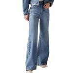Levi's Jean  Femme Levi's Ribcage Bells   W25. Coloris disponibles : Bleu