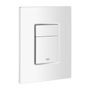 Voir la diapositive 1 : Grohe Plaque de commande pour bati support wc - 38732SH0