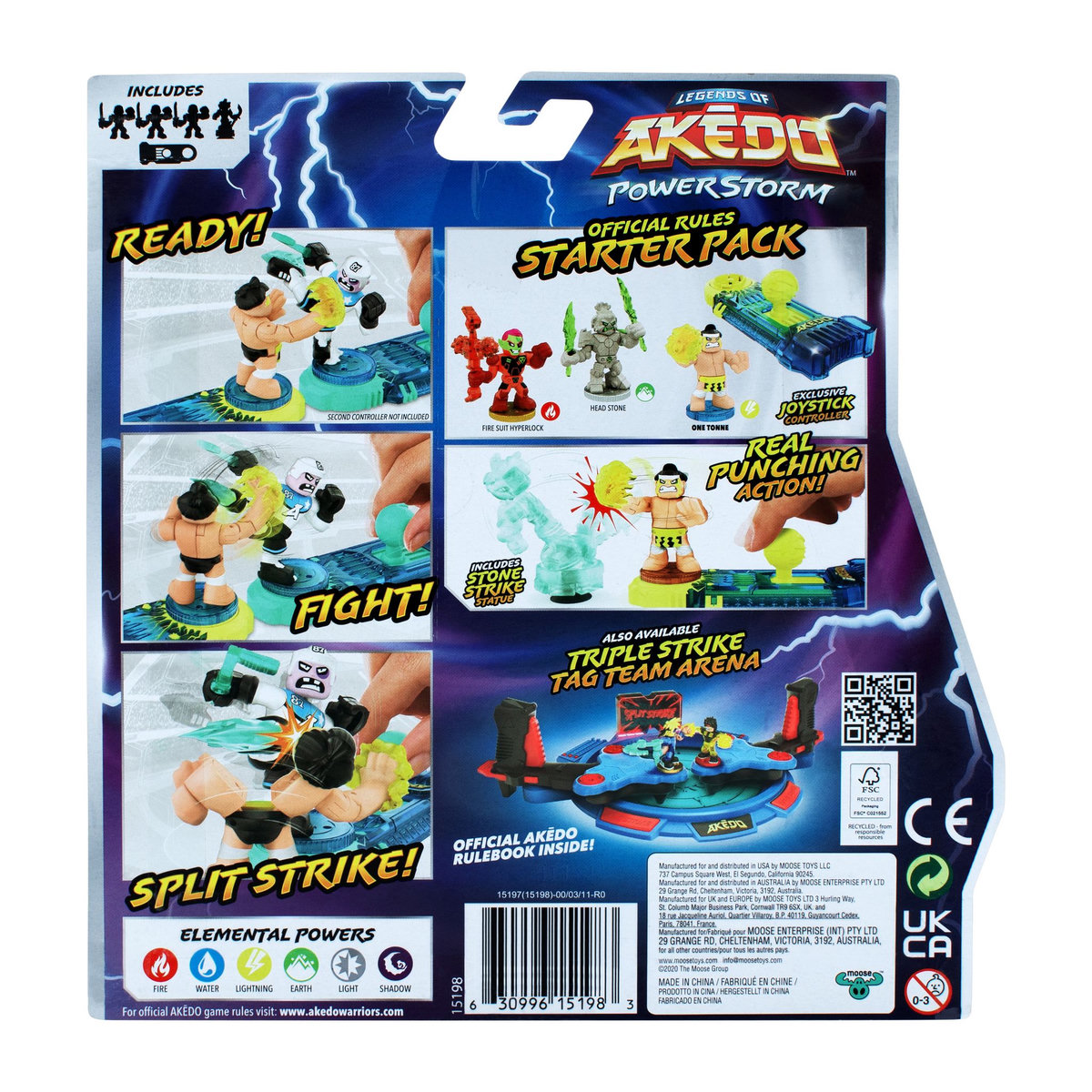 MOOSE TOYS Pack Entraînement Akedo PowerStorm Punch Attack