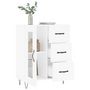 Voir la diapositive 4 : VIDAXL Buffet blanc 69,5x34x90 cm bois d'ingenierie