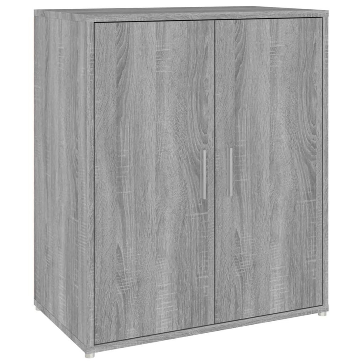 VIDAXL Meuble a chaussures Sonoma gris 60x35x70 cm Bois d'ingenierie