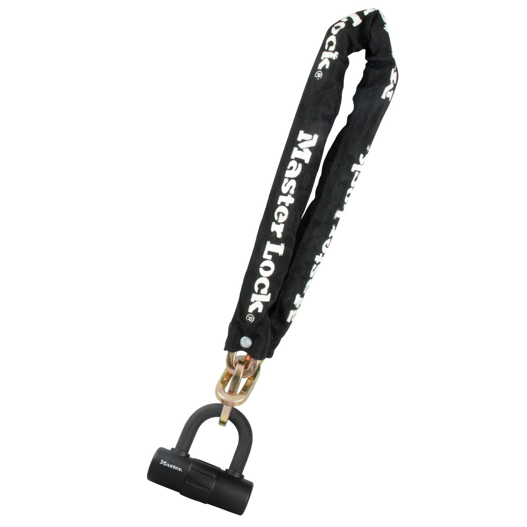 Master lock Chaîne Antivol Vélo avec mini U [Clé] [Antivol Certifié] 8234EURDPRO