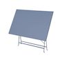 Voir la diapositive 3 : SWEEEK Table de jardin bistrot pliable - Emilia rectangle - Table rectangle 110x70cm en acier thermolaqué
