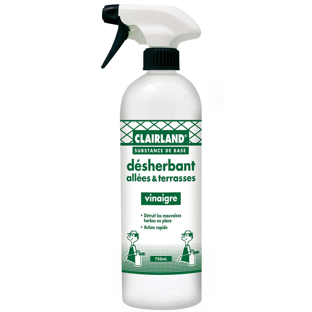 ALGOFLASH Désherbant Allées & Terrasses - Vinaigre 750 mL 750 mL