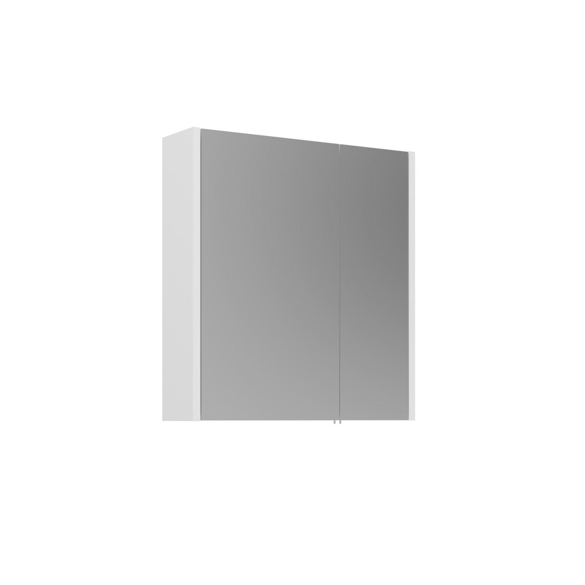 Habitat et Jardin Meuble salle de bain avec miroir  arno 60  - 60 x 16 x 66 cm - white