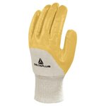 Delta Plus Gant de travail NI015 en coton enduit nitrile écru jaune T8 DELTA PLUS NI01508