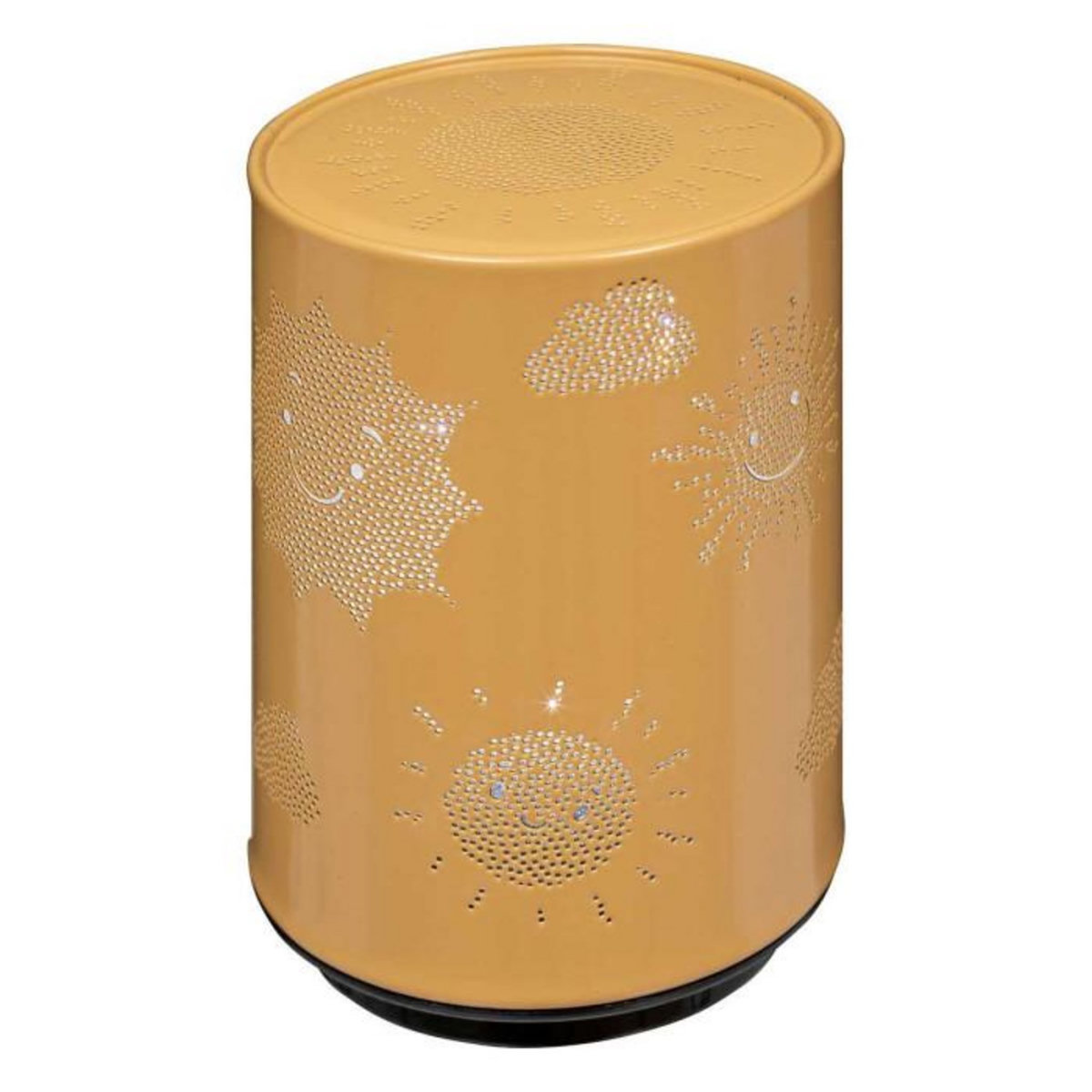 Atmosphera Kids Veilleuse Enfant  Push  11cm Ocre