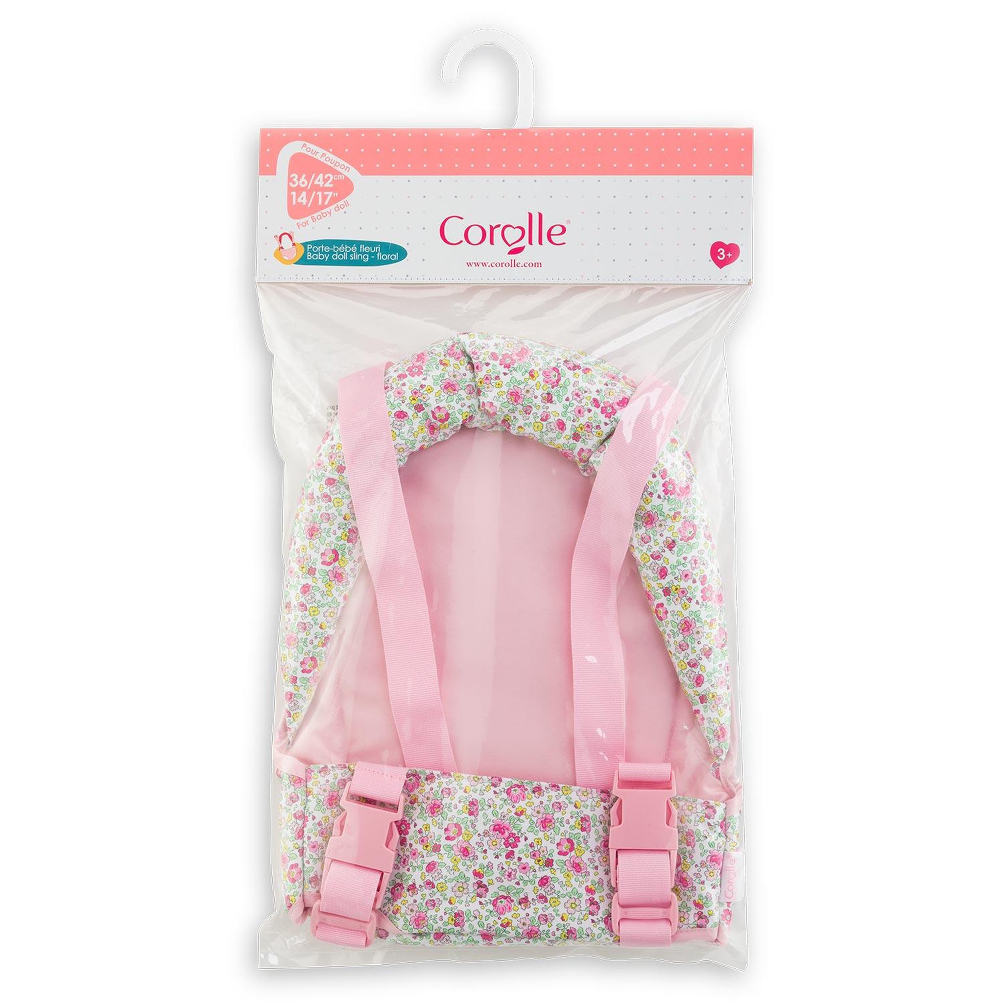 Voir la diapositive 3 : Corolle Porte-bébé Fleuri pour poupon 36 et 42 cm